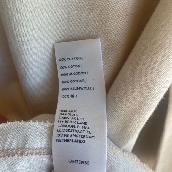 NWT Free People Clover Puff 3/4 Sleeve Top in Oatmeal Size: XS - Picture 9 of 9